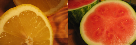 watermelon & lemon